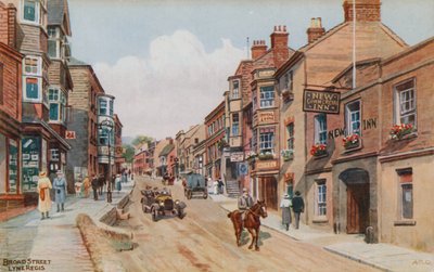 Broad Street, Lyme Regis door Alfred Robert Quinton